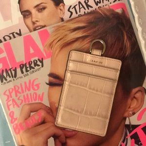 Coach Croc ID / Card Holder